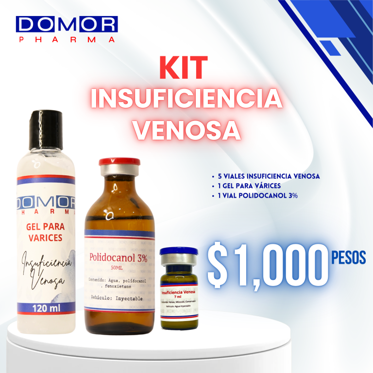 Kit Insuficiencia Venosa 5 Viales insuficiencia Venosa +1 Gel Para ...