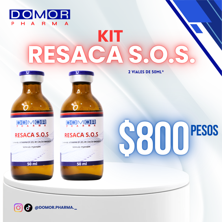 Resaca Rgv Promo 2 Viales de 50 ml Resaca S.O.S – Domorpharma