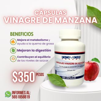 Cápsulas Vinagre de Manzana 100 Capsulas